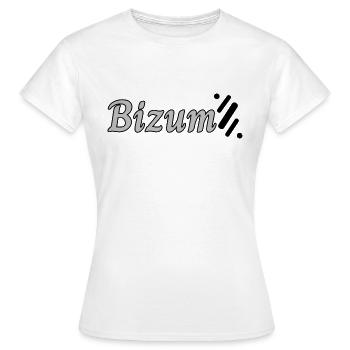 Bizum plus - Frauen T-Shirt - Weiß - Vorne - AI Model Female 172 dark (172cm)