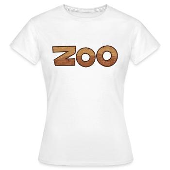 Safari Zoo Animal Safari Zoo - T-shirt Femme - blanc - Devant - AI Model Female 172 dark (172cm)