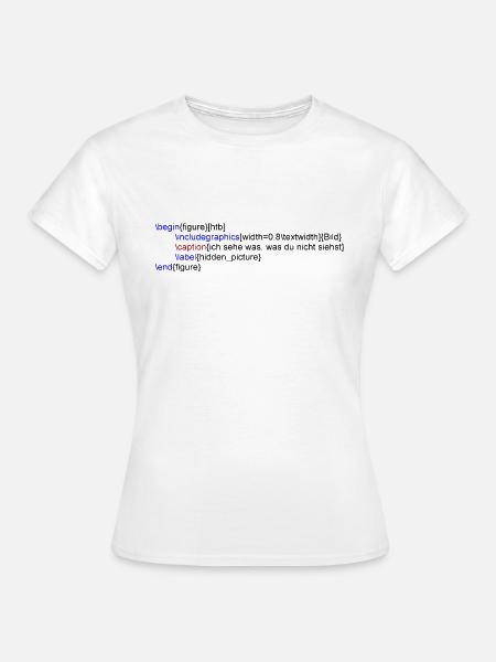 Latex Grafik - Frauen T-Shirt - Weiß