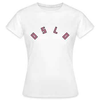Oslo - T-shirt Femme - blanc - Devant - AI Model Female 172 dark (172cm)