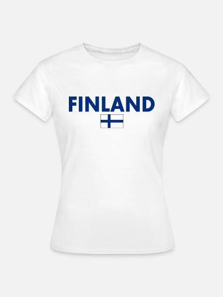 suomi - Naisten t-paita - valkoinen