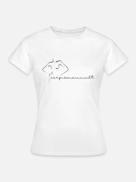 vergissmeinnicht - Frauen T-Shirt - Weiß