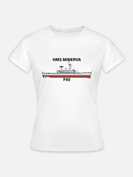 HMS MINERVA - LEANDER ORIG - Frauen T-Shirt - Weiß