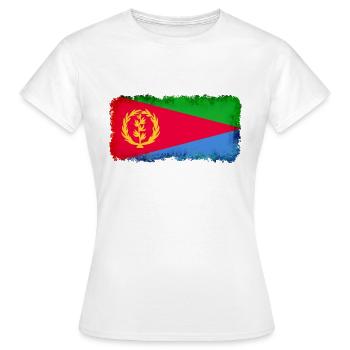 Eritrea - Frauen T-Shirt - Weiß - Vorne - AI Model Female 172 dark (172cm)