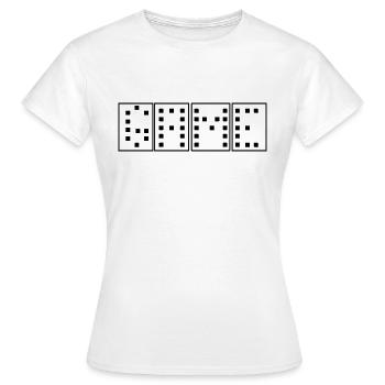 Game Gaming PC - Women's T-Shirt - white - Front - AI Model Female 172 dark (172cm)