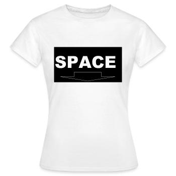 MP Space Original - Frauen T-Shirt - Weiß - Vorne - AI Model Female 172 dark (172cm)