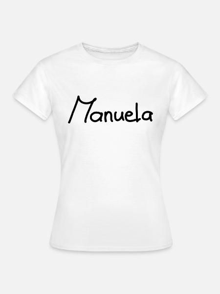 Manuela - Frauen T-Shirt - Weiß