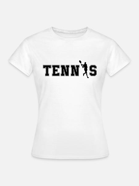 tennis - Frauen T-Shirt - Weiß