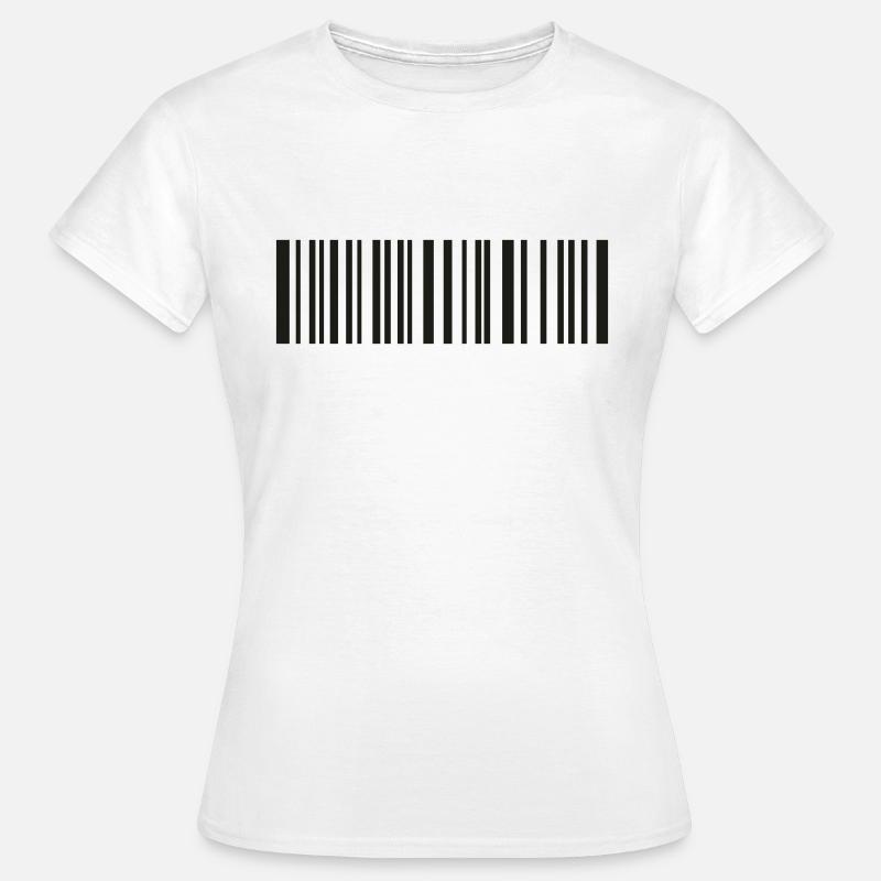 code-barre - T-shirt Femme - blanc