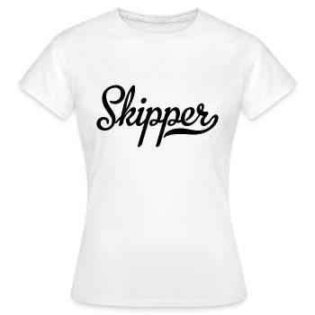 Skipper - T-shirt Femme - blanc - Devant - AI Model Female 172 dark (172cm)