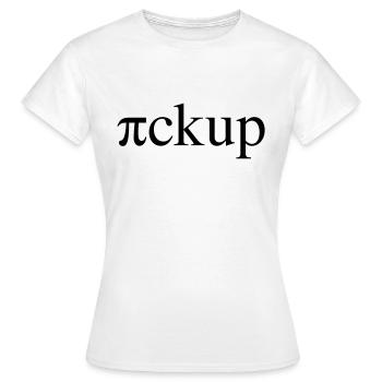 Pick-up - T-shirt Femme - blanc - Devant - AI Model Female 172 dark (172cm)