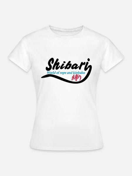 Shibari World 1 3-farbig - Frauen T-Shirt - Weiß