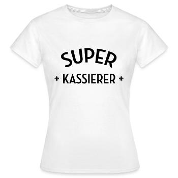 Kassierer Kassiererin Handel Verkäufer Kasse - Frauen T-Shirt - Weiß - Vorne - AI Model Female 172 dark (172cm)