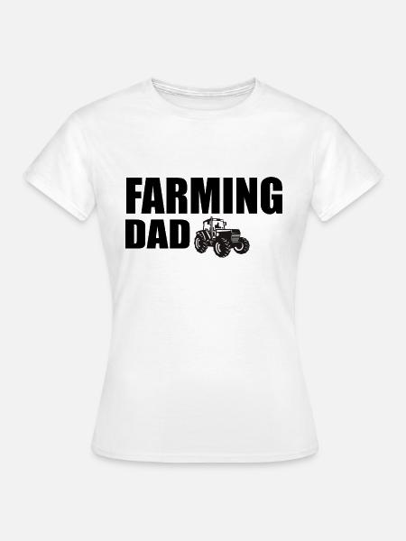 Bauernvater - Frauen T-Shirt - Weiß