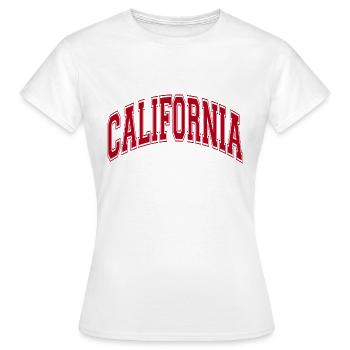 Californie Kalifornien - T-shirt Femme - blanc - Devant - AI Model Female 172 dark (172cm)