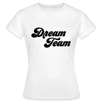 Équipe de rêve - T-shirt Femme - blanc - Devant - AI Model Female 172 dark (172cm)