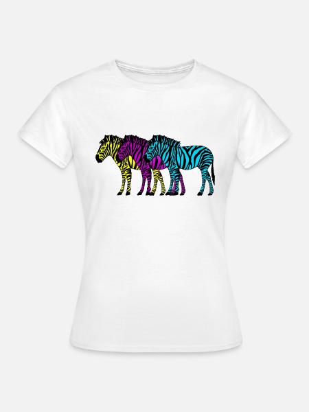 Zebras - Frauen T-Shirt - Weiß