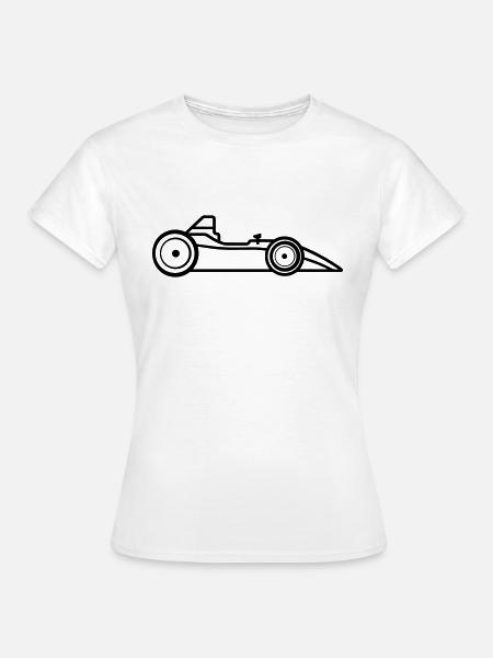 F1 Race Car - Women's T-Shirt - white