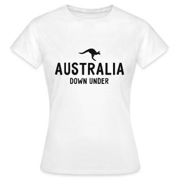 Australie - Australie - Australie - Kangourou - T-shirt Femme - blanc - Devant - AI Model Female 172 dark (172cm)