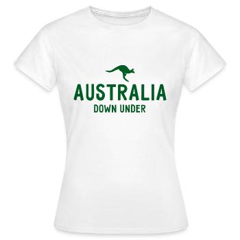 Australie - Australie - Australie - Kangourou - T-shirt Femme - blanc - Devant - AI Model Female 172 dark (172cm)