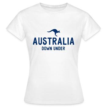Australie - Australie - Australie - Kangourou - T-shirt Femme - blanc - Devant - AI Model Female 172 dark (172cm)