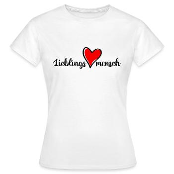 Personne préférée - T-shirt Femme - blanc - Devant - AI Model Female 172 dark (172cm)