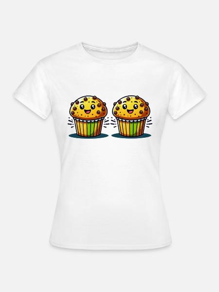 Muffin Comic - Frauen T-Shirt - Weiß