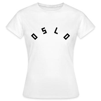Oslo - T-shirt Femme - blanc - Devant - AI Model Female 172 dark (172cm)