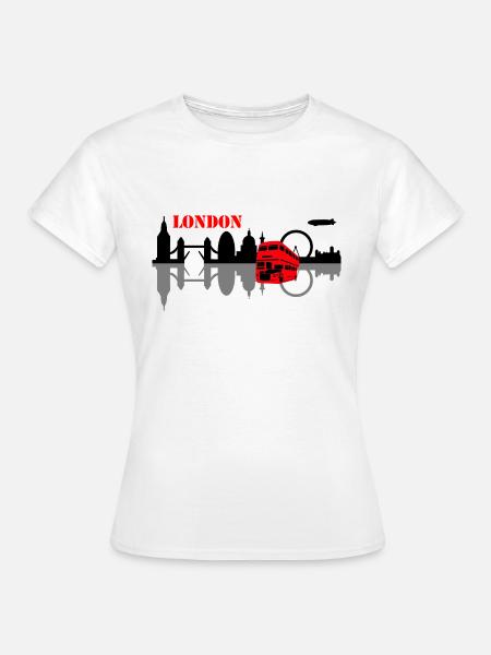 london skyline - Women's T-Shirt - white
