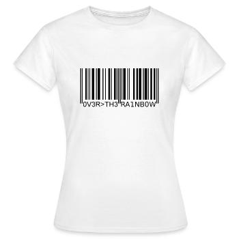 Barcode - Frauen T-Shirt - Weiß - Vorne - AI Model Female 172 dark (172cm)