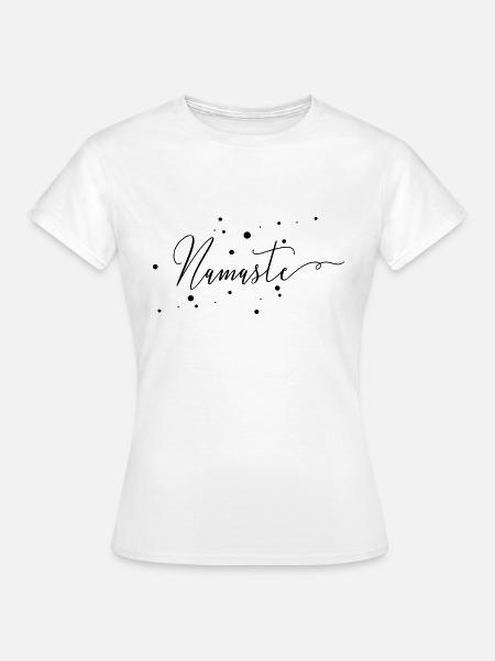 (namaste) - Frauen T-Shirt - Weiß