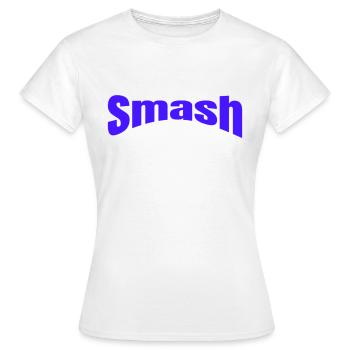 Smash - Frauen T-Shirt - Weiß - Vorne - AI Model Female 172 dark (172cm)