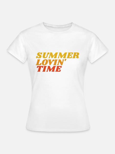 summer lovin' time - Frauen T-Shirt - Weiß