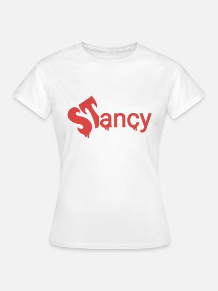 Stancy roter text Halloween - Frauen T-Shirt - Weiß