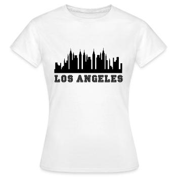 los angeles - Frauen T-Shirt - Weiß - Vorne - AI Model Female 172 dark (172cm)