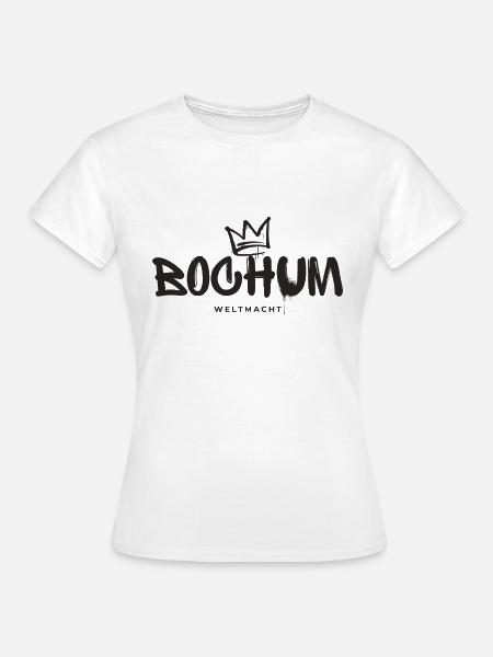 Bochum Weltmacht - Frauen T-Shirt - Weiß