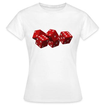 cubes - T-shirt Femme - blanc - Devant - AI Model Female 172 dark (172cm)