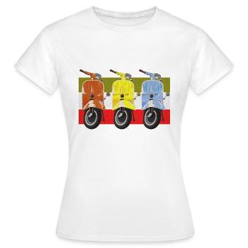 Roller - Frauen T-Shirt - Weiß - Vorne - AI Model Female 172 dark (172cm)