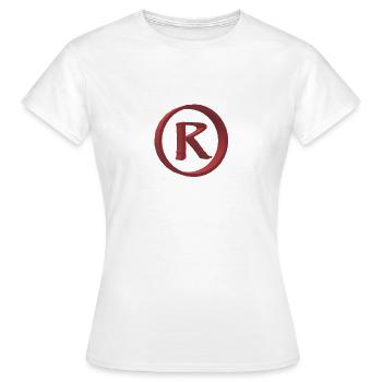 registered trademark - Women's T-Shirt - white - Front - AI Model Female 172 dark (172cm)