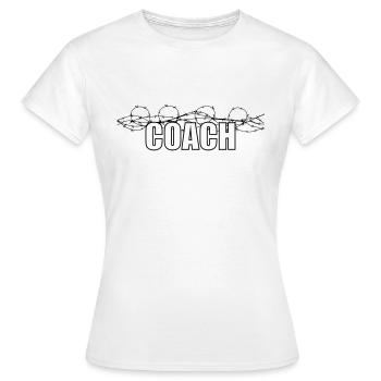 Coach - Women's T-Shirt - white - Front - AI Model Female 172 dark (172cm)