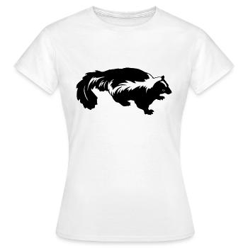 Skunk - Women's T-Shirt - white - Front - AI Model Female 172 dark (172cm)