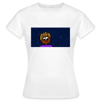 Rapper in Universe - Frauen T-Shirt - Weiß - Vorne - AI Model Female 172 dark (172cm)