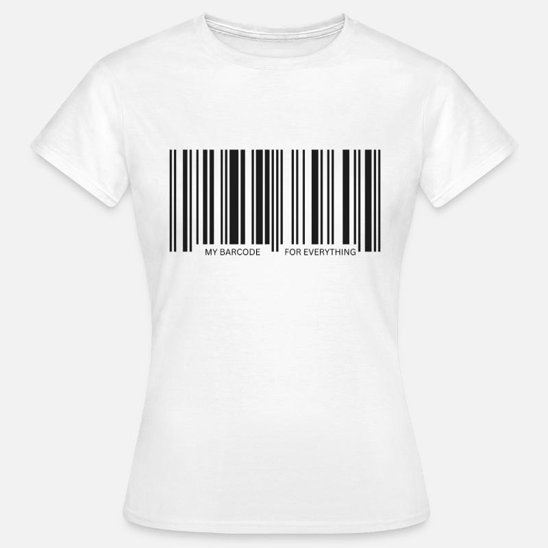 My barcode for everything - Women's T-Shirt - white