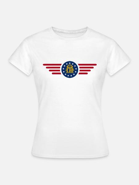 Georgia USA - Frauen T-Shirt - Weiß