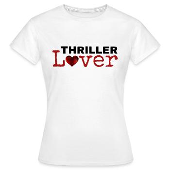 Thriller Lover - Frauen T-Shirt - Weiß - Vorne - AI Model Female 172 dark (172cm)