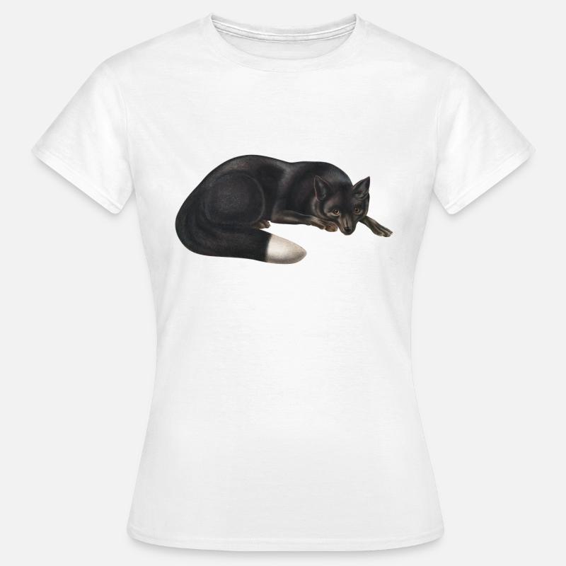 Black fox - Women's T-Shirt - white