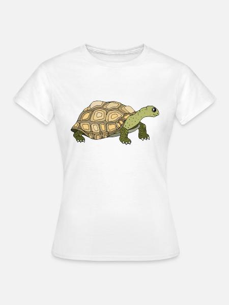 Schildkröte - Frauen T-Shirt - Weiß