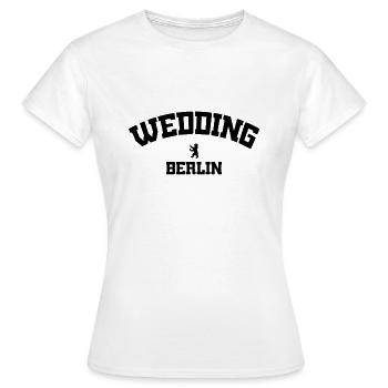 Mariage - Mitte - Berlin - Deutschland - Allemagne - T-shirt Femme - blanc - Devant - AI Model Female 172 dark (172cm)