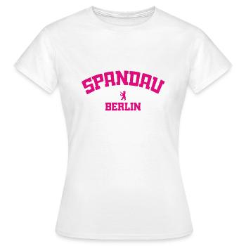 Spandau - Berlin - Deutschland - Allemagne - T-shirt Femme - blanc - Devant - AI Model Female 172 dark (172cm)