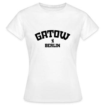 Gatow - Spandau - Berlin - Deutschland - Allemagne - T-shirt Femme - blanc - Devant - AI Model Female 172 dark (172cm)